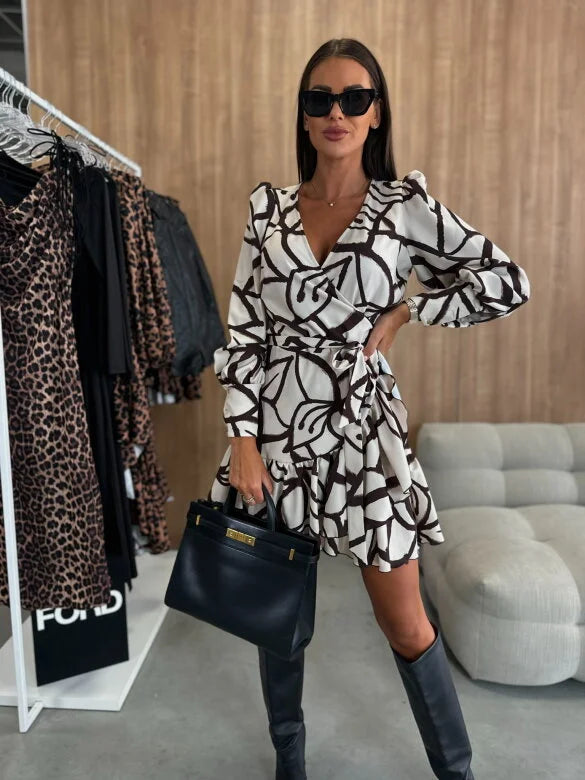 Adinda - Floral Print Mini Dress