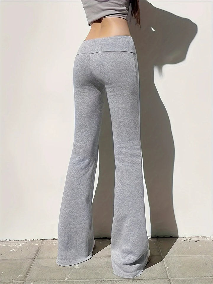 Eefje - Knitted Flared Trousers
