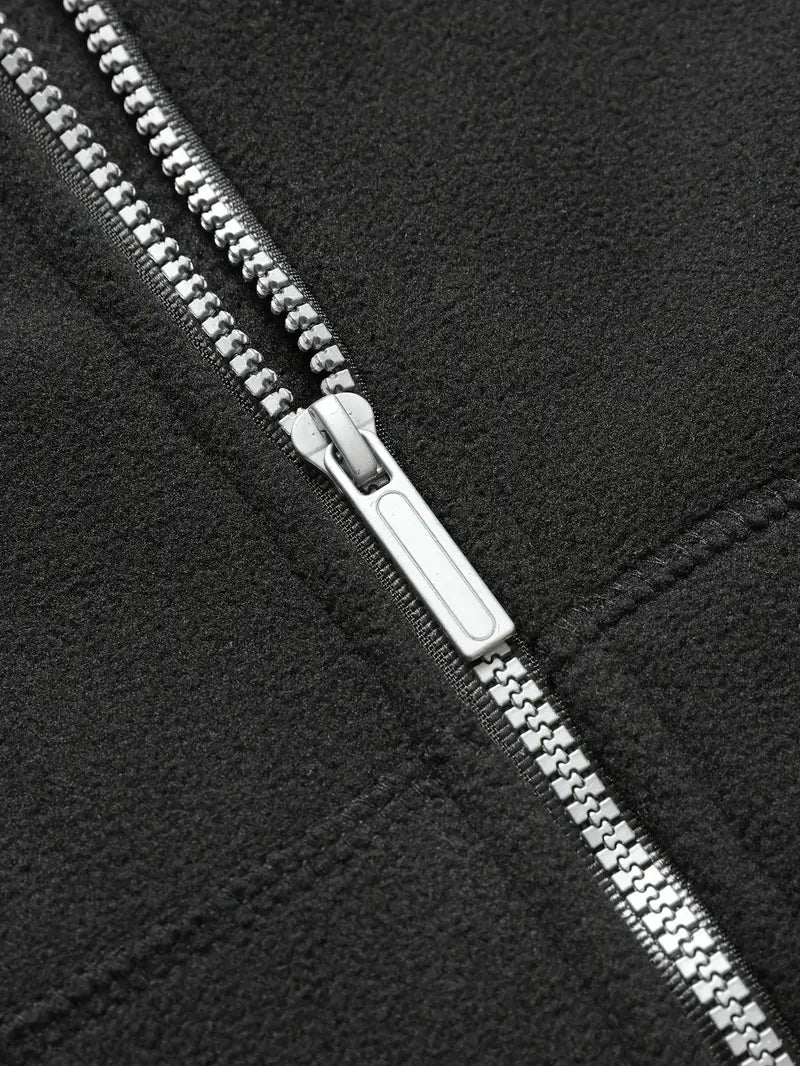 Aubin - Long Sleeve Zip-Up Hoodie With Pockets