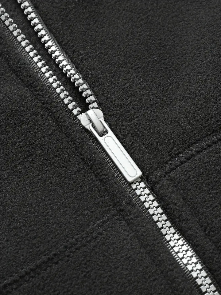 Aubin - Long Sleeve Zip-Up Hoodie With Pockets