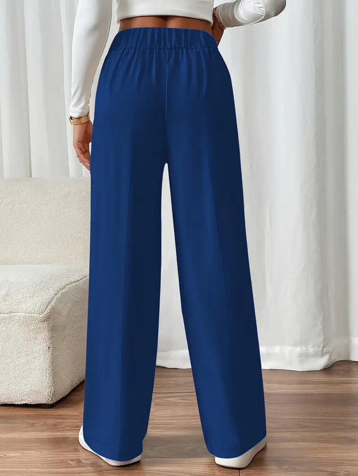 Orvella - Comfortable Wide Leg Pant With Pockets