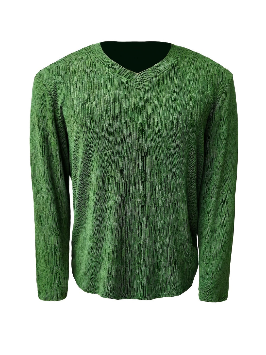 Usher - Slim Fit Long Sleeve V-Neck T-Shirt