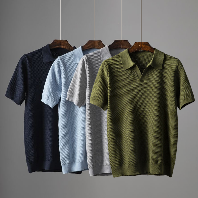 Nilson - Elegant Short Sleeve Polo Shirt