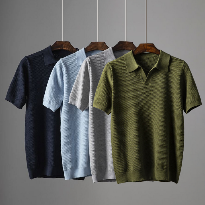 Nilson - Elegant Short Sleeve Polo Shirt