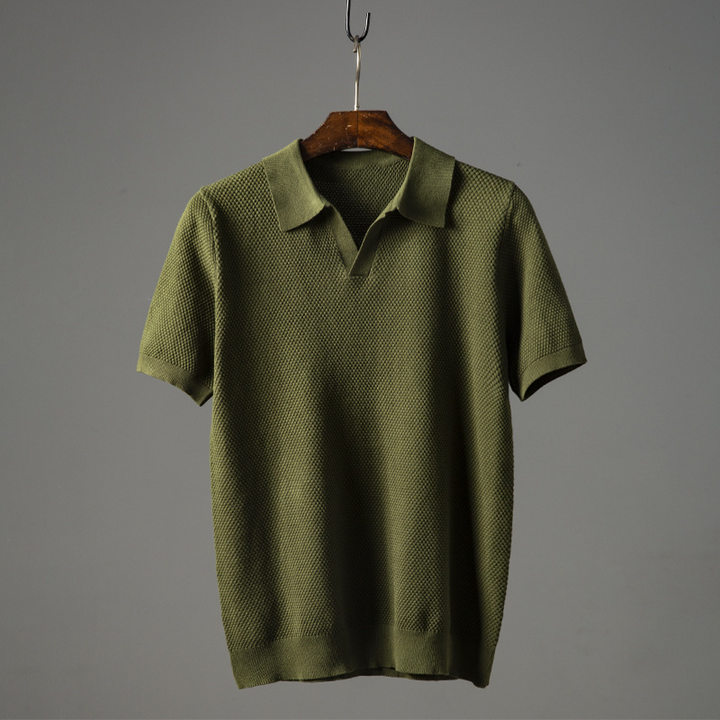 Nilson - Elegant Short Sleeve Polo Shirt