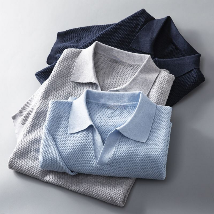 Nilson - Elegant Short Sleeve Polo Shirt