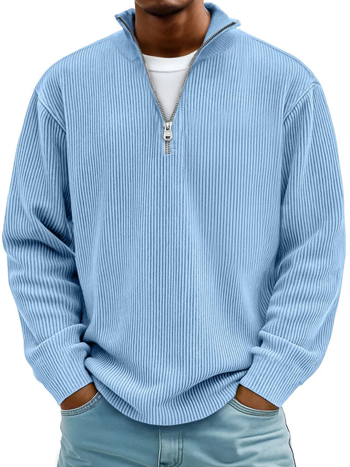 Randal - Long Sleeve Half Zip Sweater