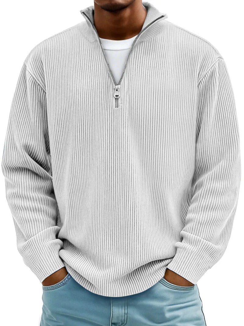 Randal - Long Sleeve Half Zip Sweater
