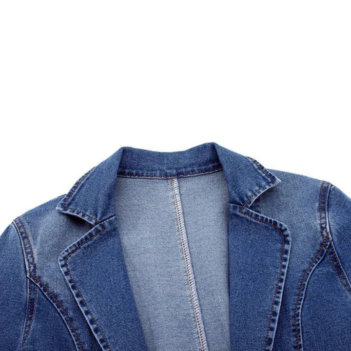 Enara - Fluid Denim Jacket With Pockets