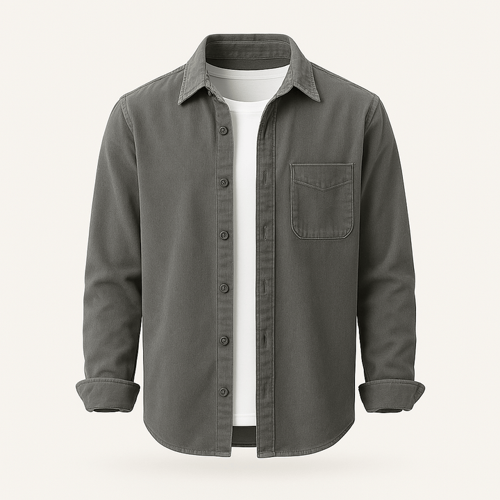 Hamdun - Corduroy Shirt With Buttons