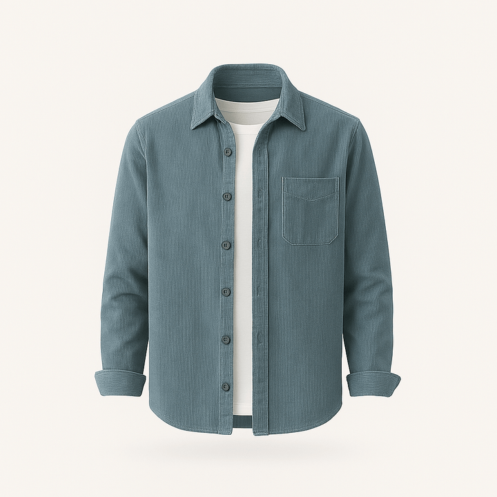 Hamdun - Corduroy Shirt With Buttons
