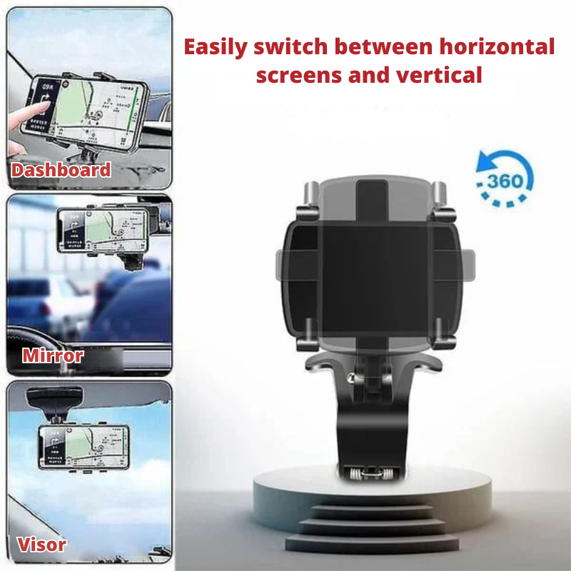 DriveHold - Multifunctional Car Dashboard Cell Phone Holder