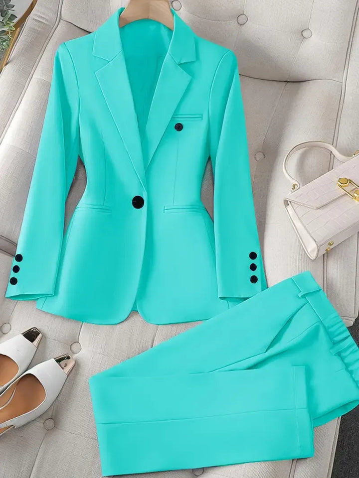 Tazmin - Elegant Jacket And Pant Suit