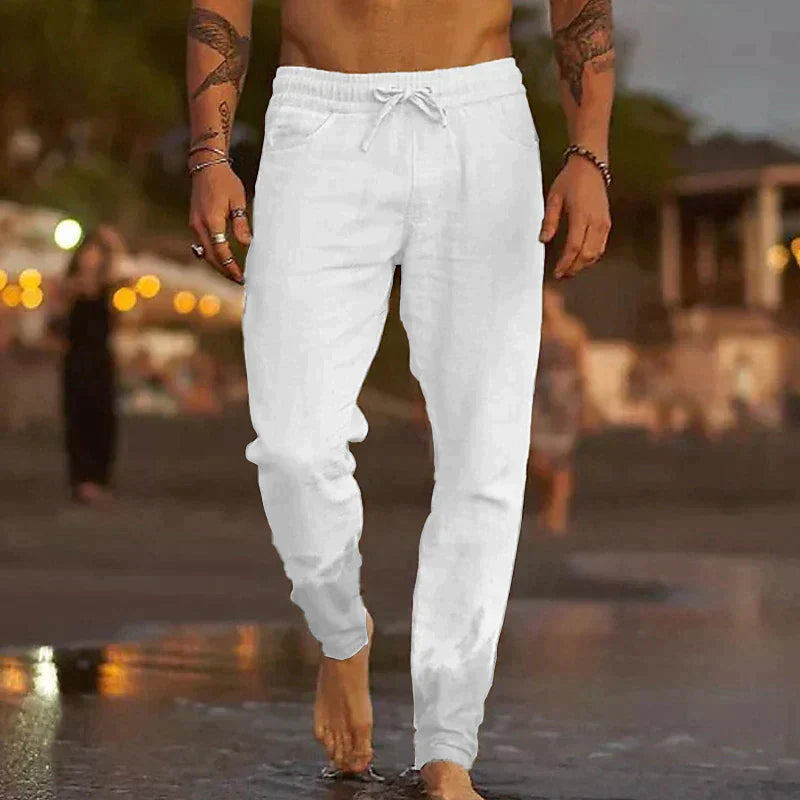 Gino - Linen Trousers