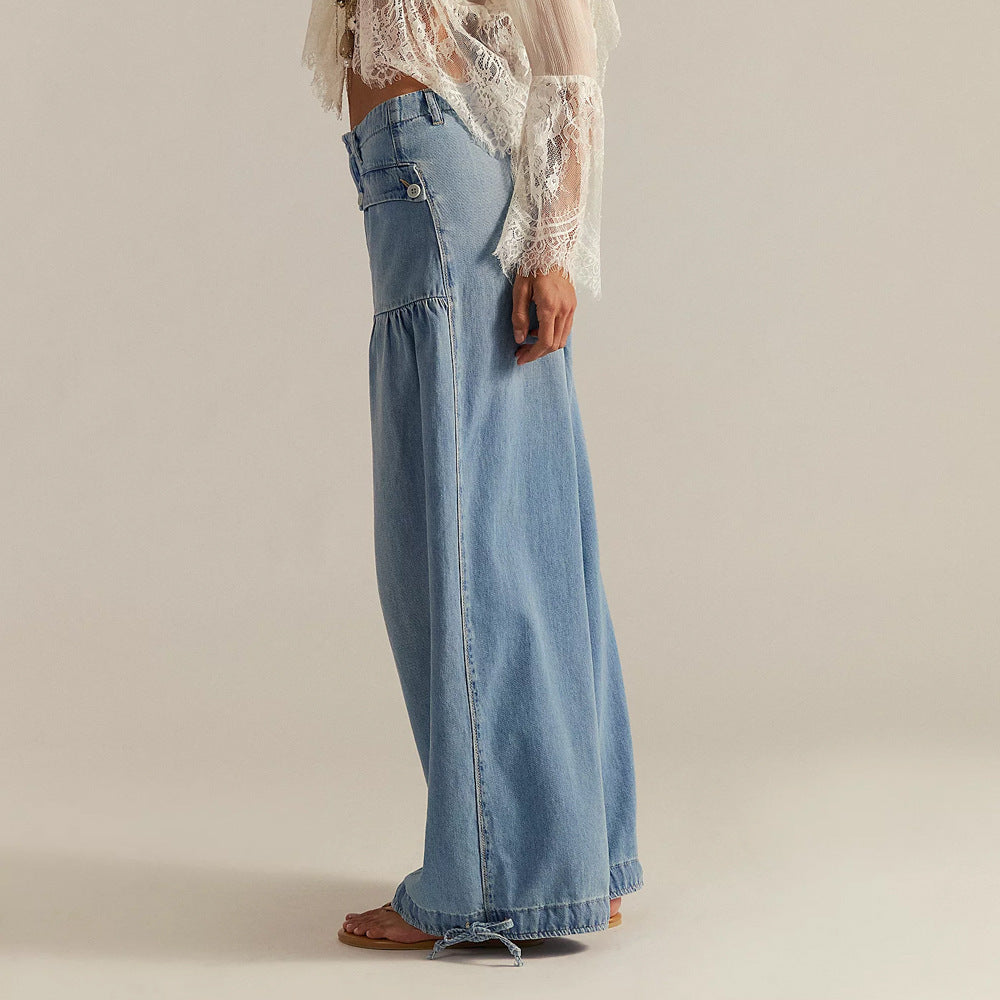 Zilda - Elegant Flowy-Fit Jeans