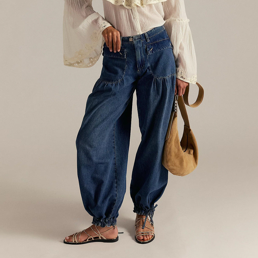 Zilda - Elegant Flowy-Fit Jeans