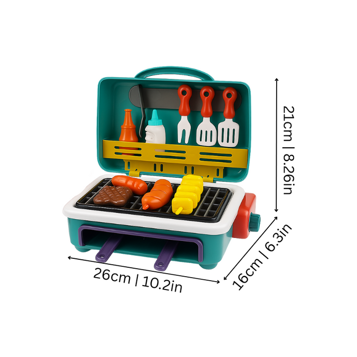 GrillMagic - Sizzling BBQ Playset with Color-Changing Food