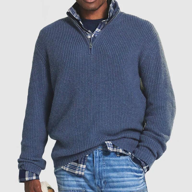 Cornelius – Casual Style And Comfort Zip Up Sweater