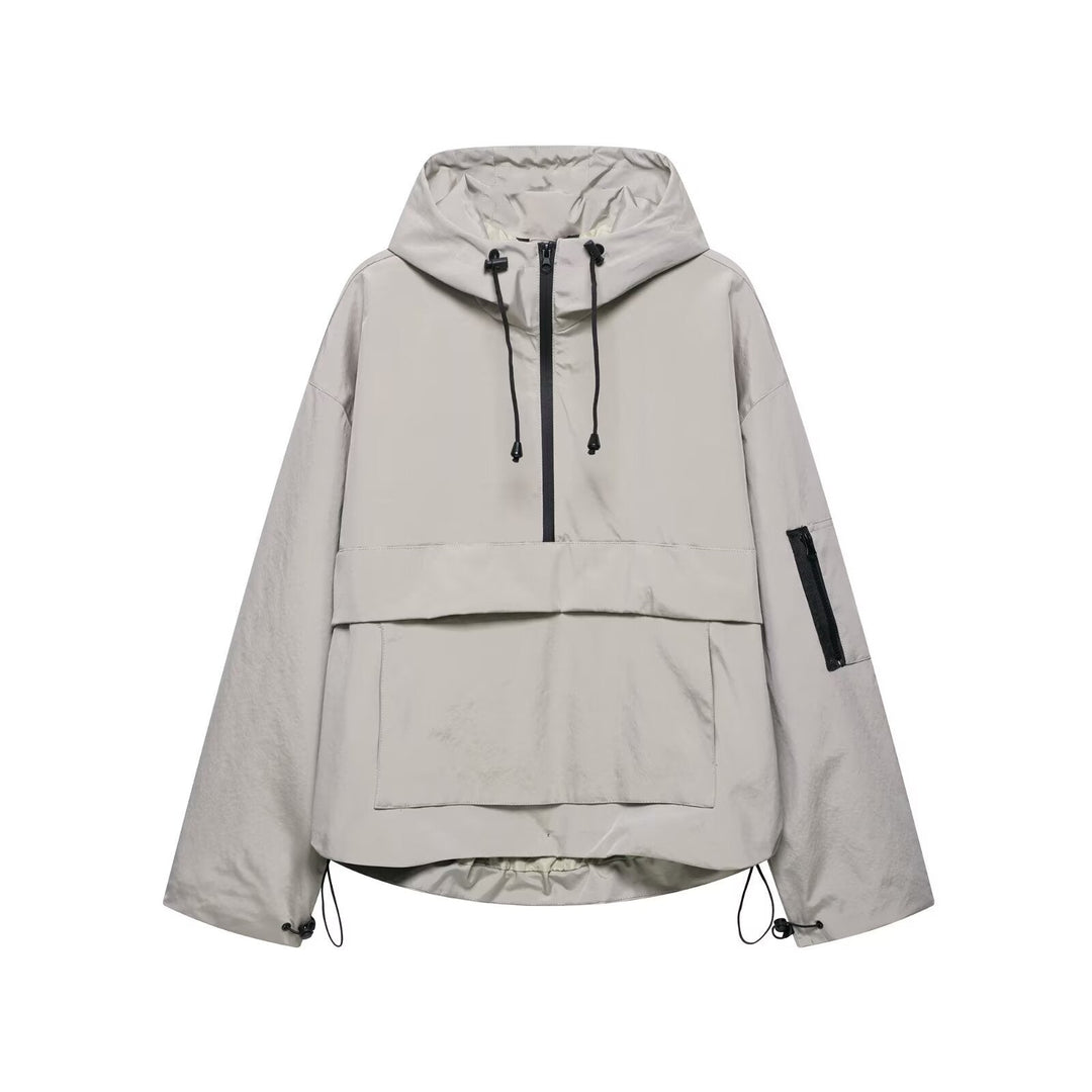 Nareeda - Hooded Windbreaker Jacket