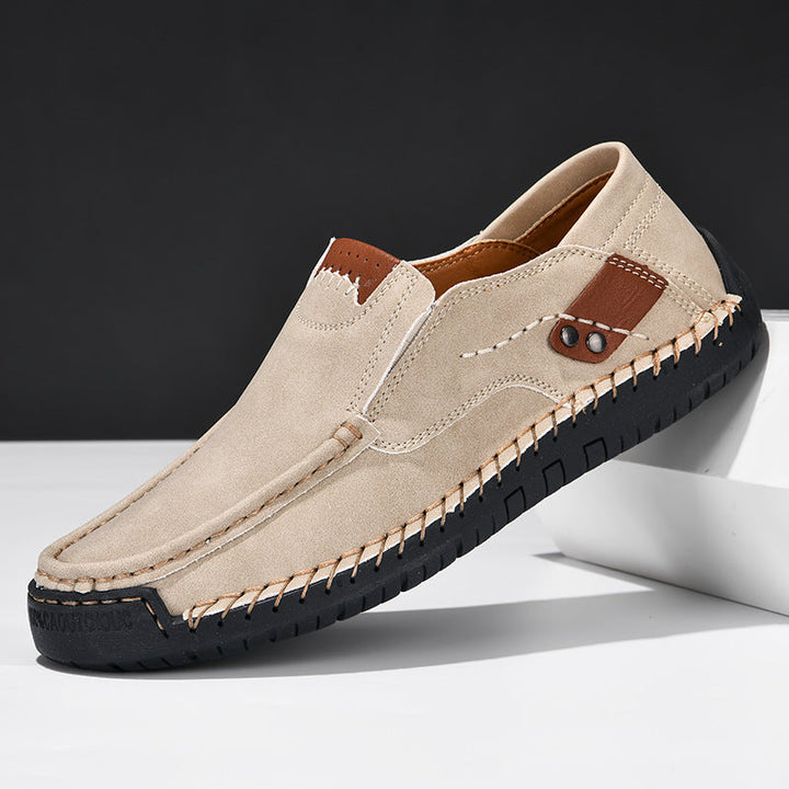 Elbert - Leather Shoes with Non-Slip Soles