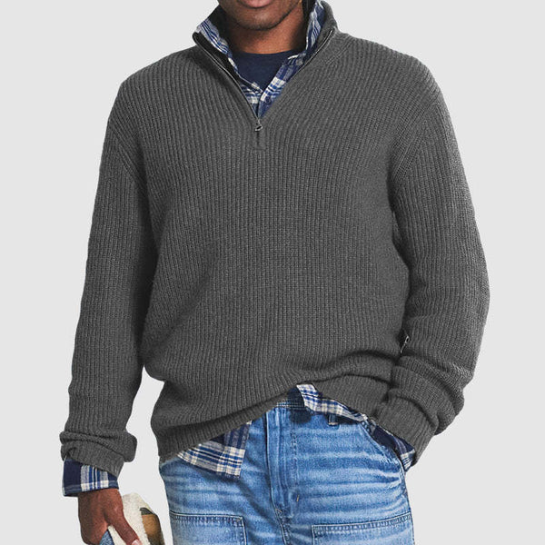 Cornelius – Casual Style And Comfort Zip Up Sweater