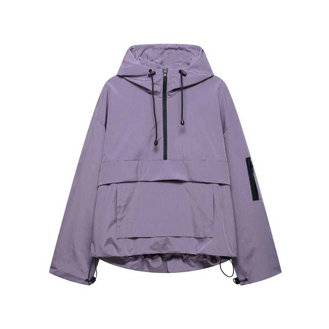 Nareeda - Hooded Windbreaker Jacket