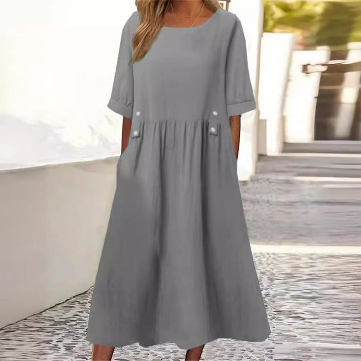 Norina - Summery Cotton Linen Dress