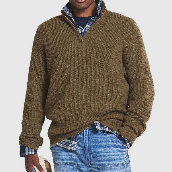 Cornelius – Casual Style And Comfort Zip Up Sweater