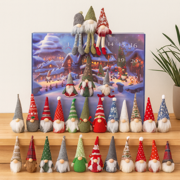 FestiveCharm - Christmas Gnome Advent Calendar