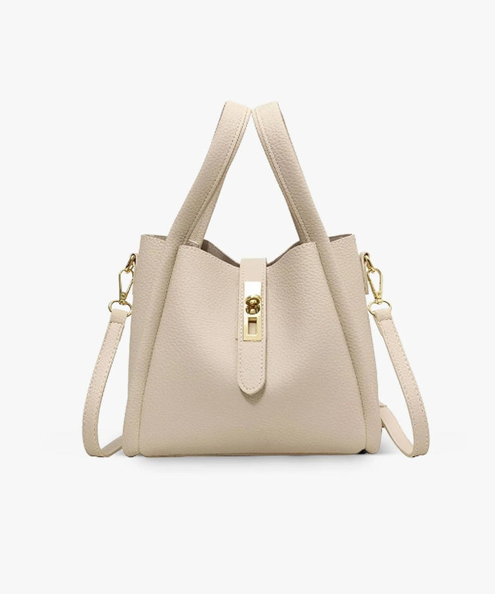 Kenia - Leather Shoulder Bag with Inner Pocket