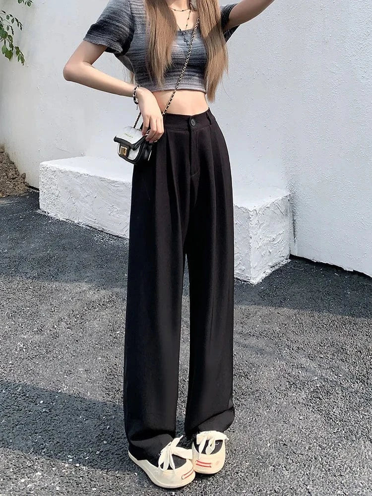 Susanne -  Loose High Waist Pant