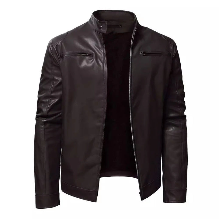 Bertil - Leather Biker Jacket