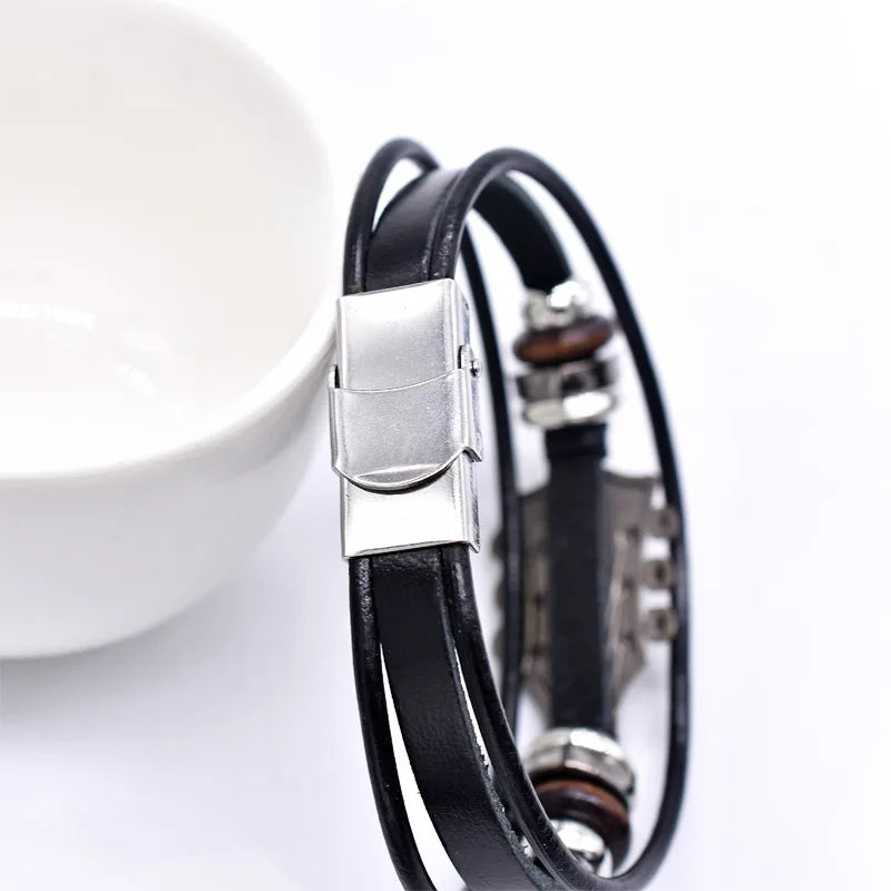 Guitarista - Guitar Leather Bracelet