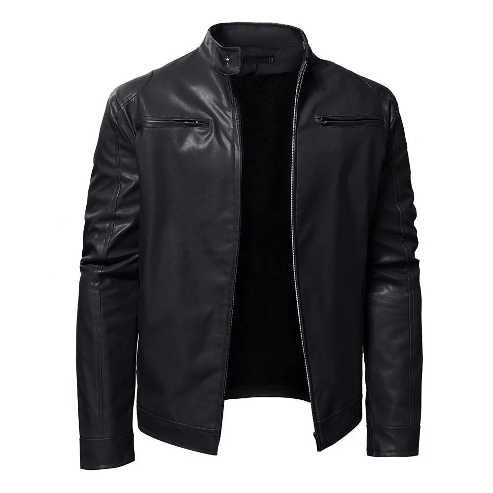 Bertil - Leather Biker Jacket