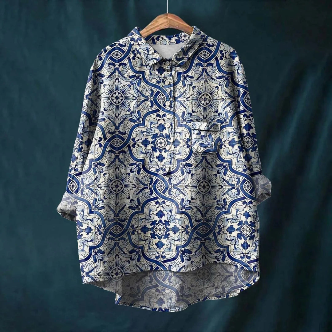 Jorina - Elegant Floral Shirt
