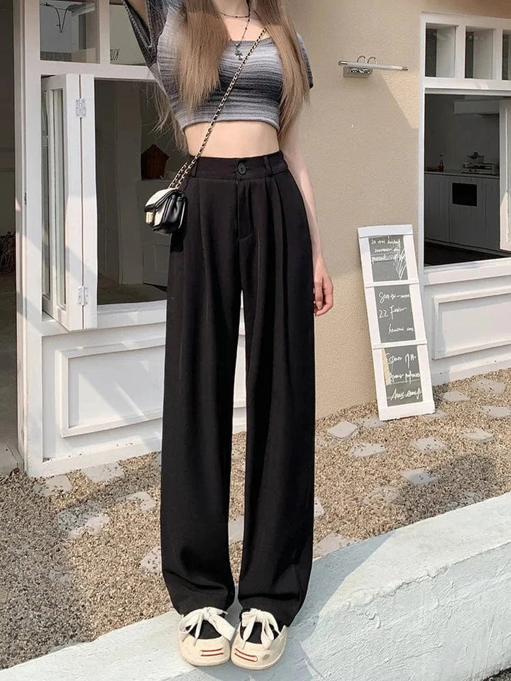 Susanne -  Loose High Waist Pant
