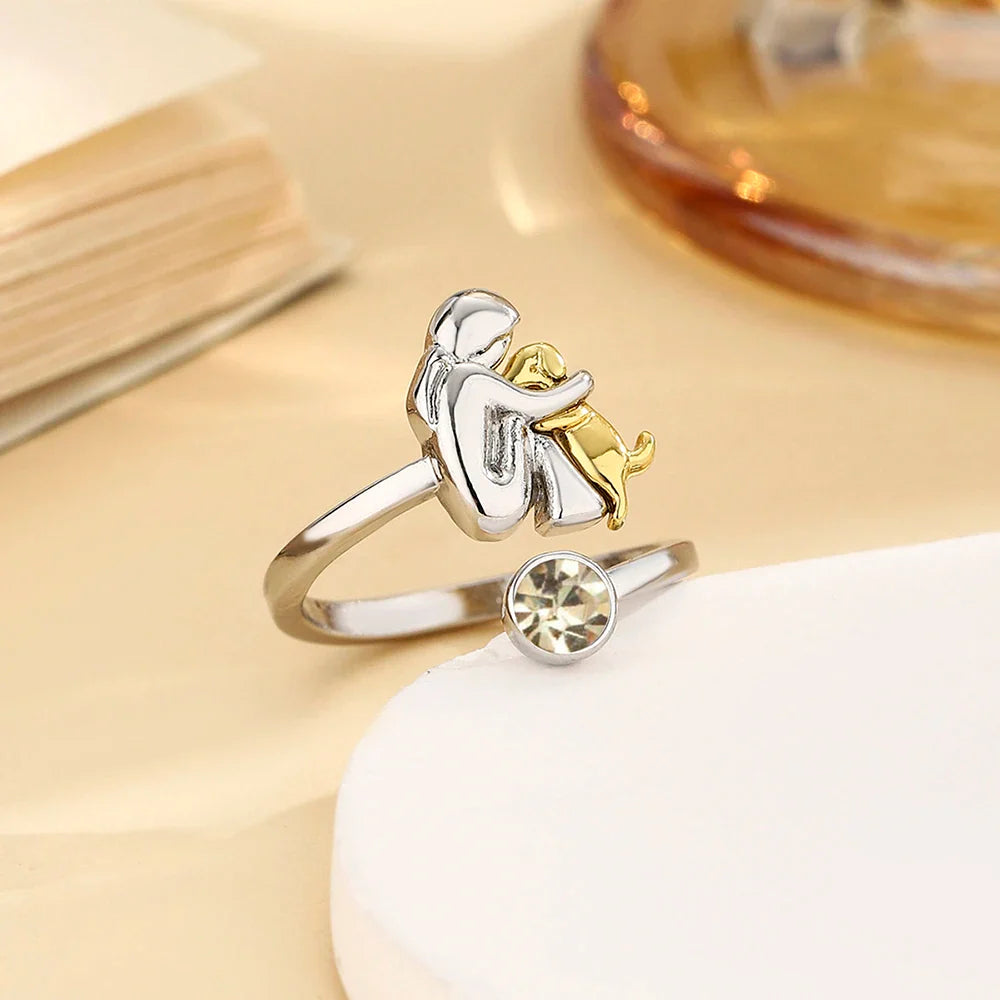 ForeverHug - Ring With Dog Icon