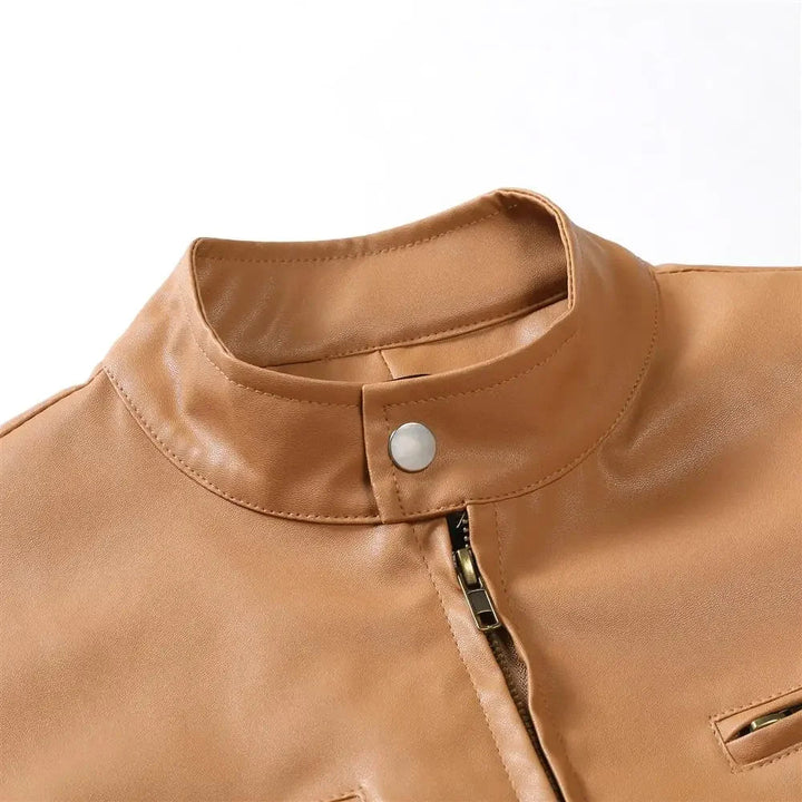 Bertil - Leather Biker Jacket