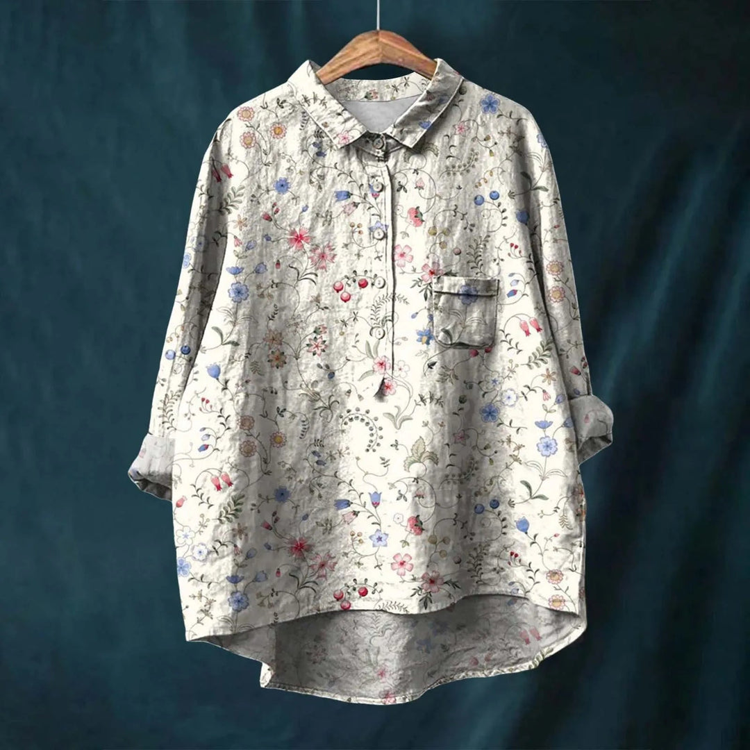 Jorina - Elegant Floral Shirt