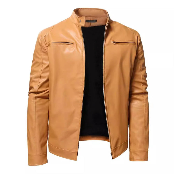 Bertil - Leather Biker Jacket
