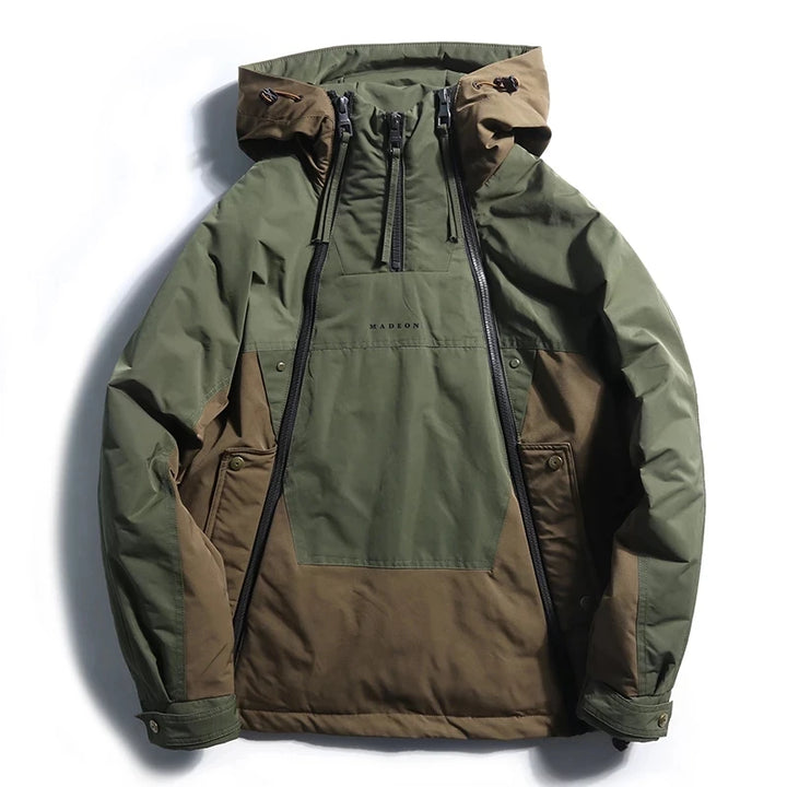 Emir - Double Zipper Down Warm Jacke