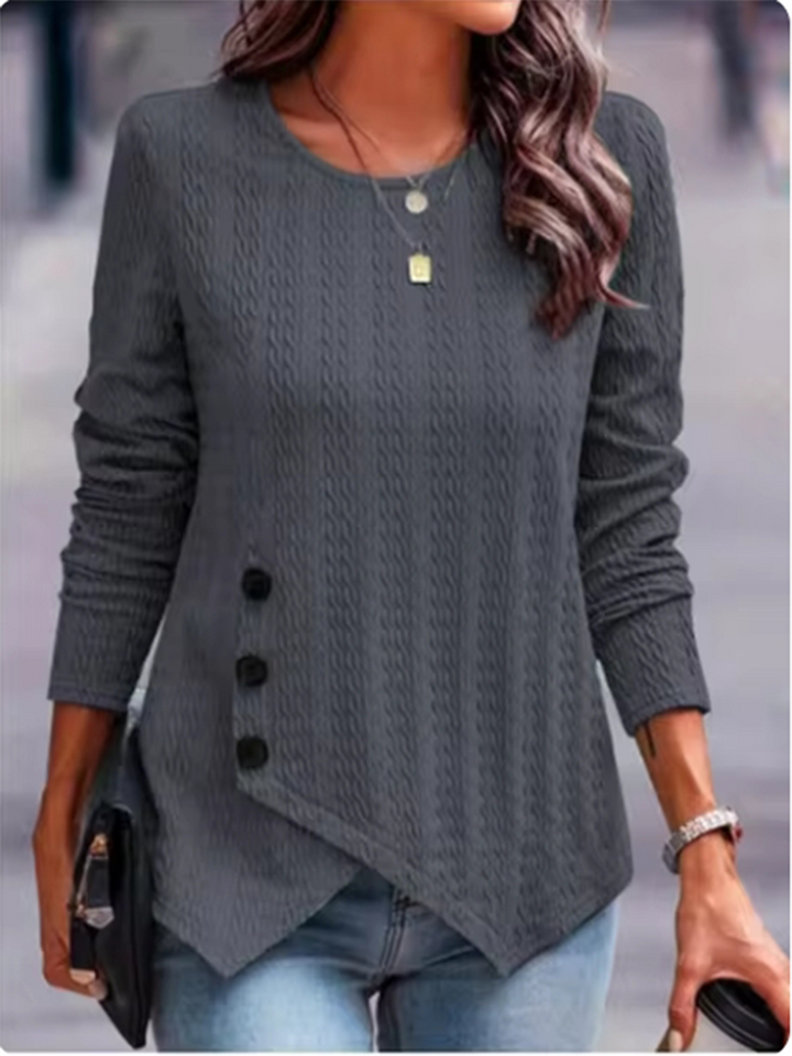 Selema - Elegant Round Neck T-Shirt