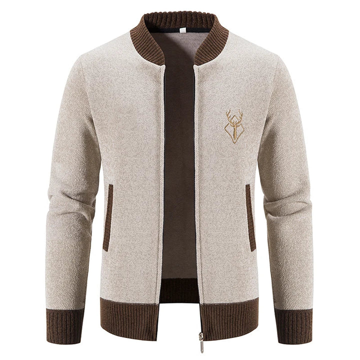 Ferrian - Knitted Cardigan With Zipper And Pockets
