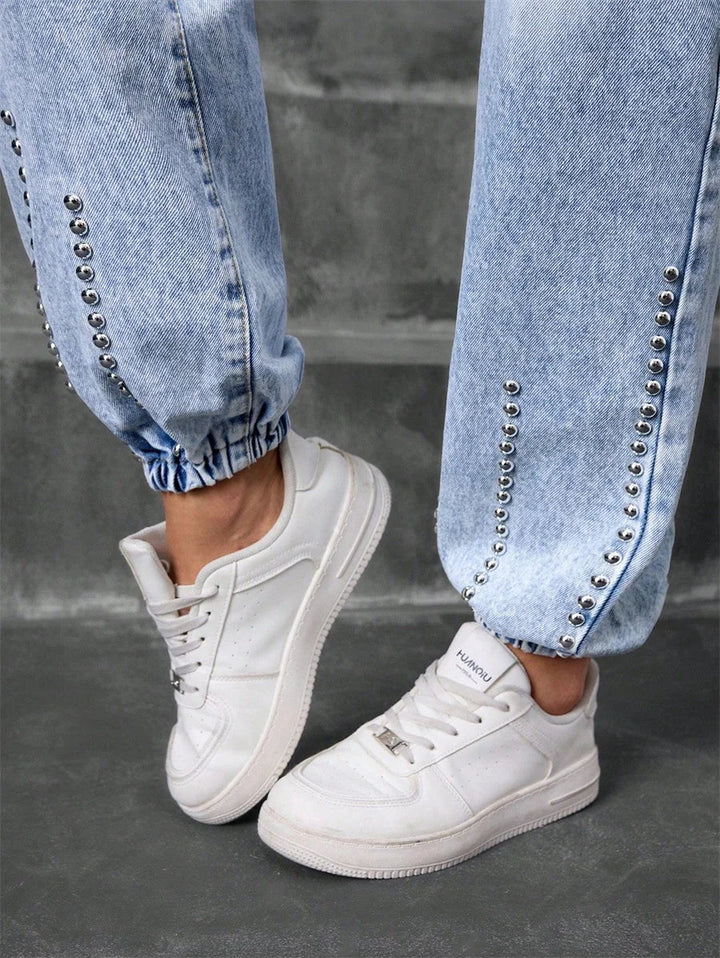 Friedel - High Waist Denim Pants