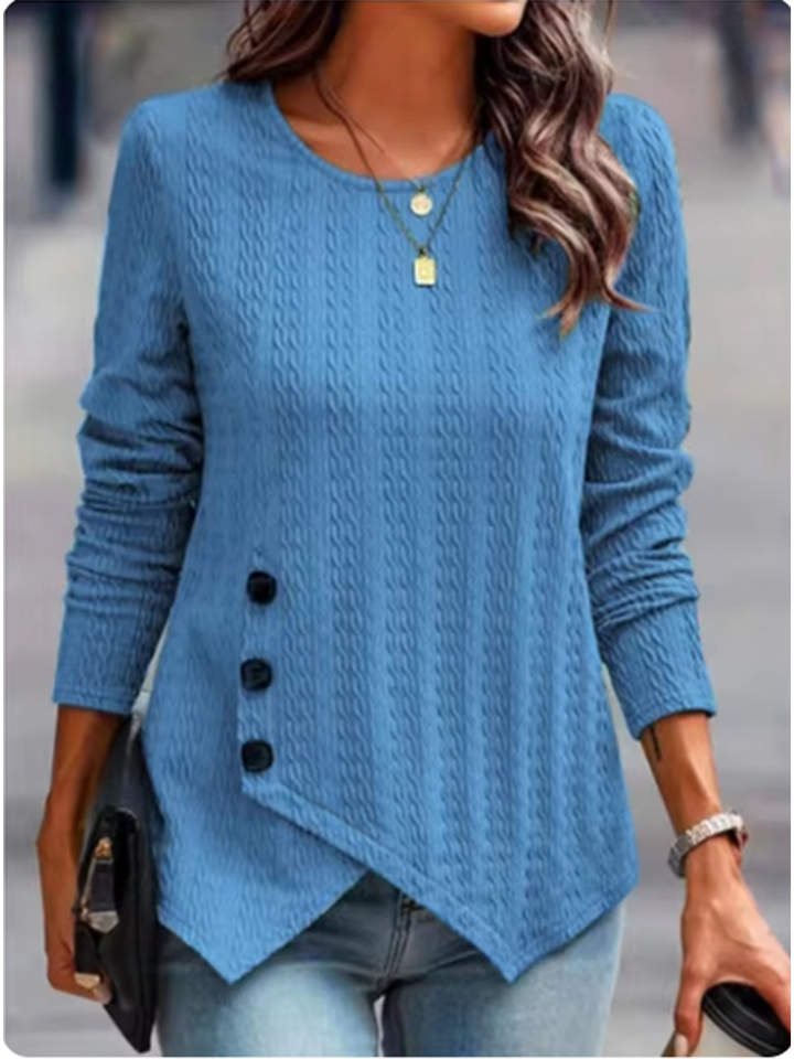 Selema - Elegant Round Neck T-Shirt