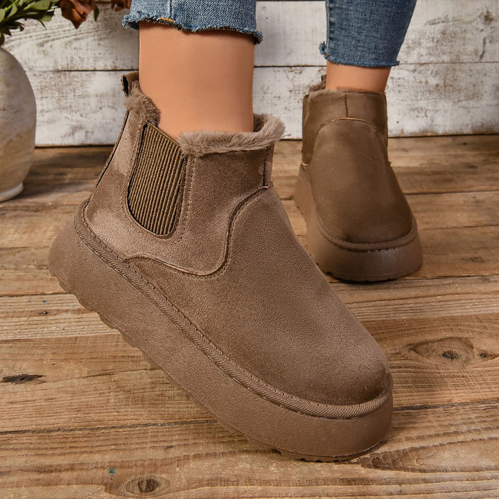 Maureen - Casual Plush Boots
