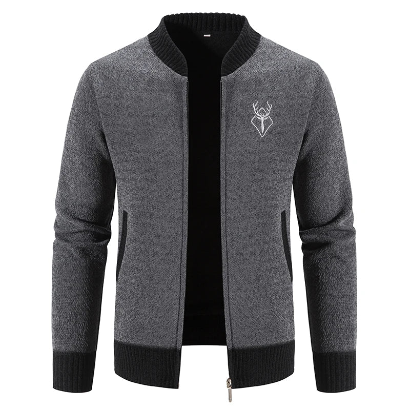 Ferrian - Knitted Cardigan With Zipper And Pockets