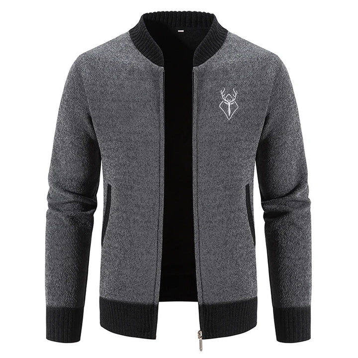 Ferrian - Knitted Cardigan With Zipper And Pockets