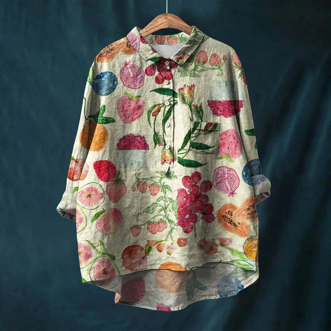 Jorina - Elegant Floral Shirt