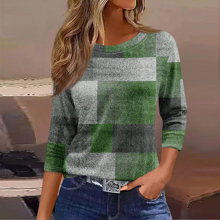 Riet - Sleeve Loose Printed Shirt